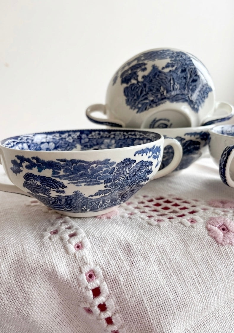 Enoch Wedgwood Blue Woodland dubenėliai